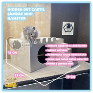 Luxury Hamster House | Mini Castle Hedgehog House