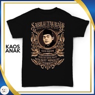 KATUN - Viral Sabilu Taubah Children's T-Shirt Gus Iqdam Sholawat Cotton Combed 30S Premium Fashion 