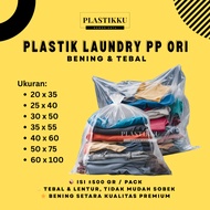 Original PP Laundry Plastic 20x35 25x40 30x50 35x55 40x6050x75 60x100 – Clear Thick Equivalent to Wa