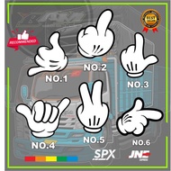JDM Hand Sticker Piss/ PISS Sticker piss hand Sticker