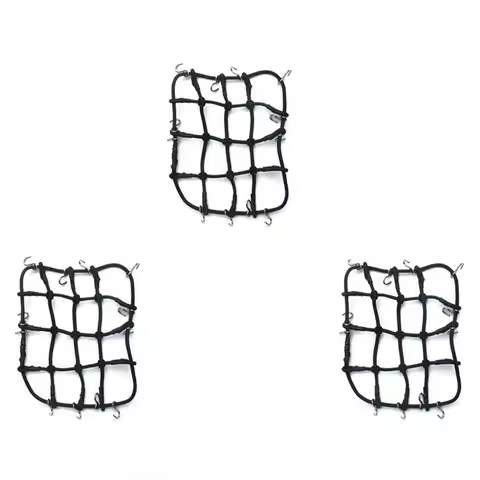 HOT-3X RC Car Parts Accessories Elastic Luggage Net For 1/12 MN D90 D99 MN99S,Black