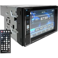GRAVITY VGR-640BT 6.5" Double-Din AM/FM/MP3/MP4 Playable w/ Bluetooth/USB/AUX/SD/DVD/CD Touchscreen 