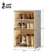 ANTBOX Shoe Cabinet 18Pairs Installation-Free Required Portable Stackable Folding Strong Stability S