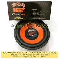 Terbaru Speaker Subwoofer 12 Inch Ads Asw1200 Nitrous Nos 12Inch Ads