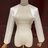 Outer women's bridal Long Sleeve Wedding Jacket Bolero