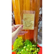 Lp Maha Sila 龙普玛哈席拉 Brass Sheet Rooster Yant