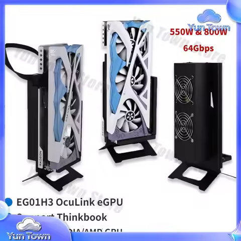 OcuLink eGPU Dock Gen4 64Gbps Mini PC Hot Plug External GPU Dock for Laptop ThinkBook EG01H3 Compati