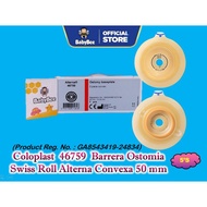 Coloplast 46759 ALTERNA OSTOMY BASEPLATE INT. CONVEX BP 50/25MM 5'S