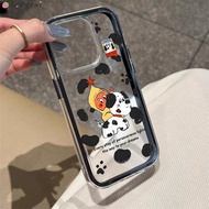 For Meizu 22 Meizu22 Phone Case 2 in 1 Cute Twinkle Star Person Dalmatian Dog Paw Puppy Cartoon Simp