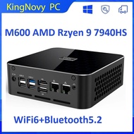 Morefine M600 AMD Gaming Mini PC Rzyen 9 7940HS 7 7840HS 2Xddr5 2Xpcie4.0 2X2.5G LAN Windows 11 Desktop Gamer Computer Wifi6 BT