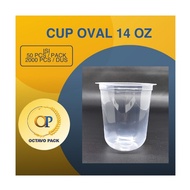 14 Oz Oval Cup 14 Oz U Cup Plastic Cup Plastic Cup/ PP U Cup/
