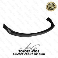 ♚Toyota Vios 2013-2020 Bumper Front Lip Chin Body Kit (Black)