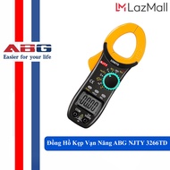 Ampe Kìm Đồng Hồ Kẹp Dòng Vạn Năng ABG NJTY 3266TD Đo Tụ Tần Số Nhiệt Độ