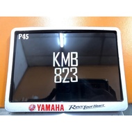 NUMBER PLATE BINGKAI / FRAME NUMBER PLATE MOTOR/Casing Cover number plate motor /Number Plate DEPAN 