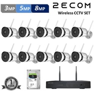 2ecom Wifi CCTV Kit Wireless CCTV Set 4 channel 8 channel 10 channel