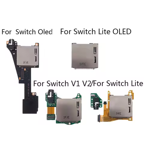 1Pcs For Switch Lite Game Card Slot Socket Headphone Board For Nintendo NS Switch OLED Audio Game Ca