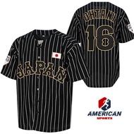 Men's Team Japan Shohei Ohtani Black Baseball Jersey