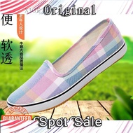 JF4 Women's Slip-On Loafers - Comfortable Canvas Flats