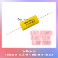 [1pc] Fan capacitor Fan capacitor / Cotton Jie Duo Deng 1.8UF 2.4UF 5.0UF 250VAC 500VAC