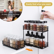 Kitchen Spice Organizer Rack Multi-Function Storage Shelf Slide Kitchen Cabinet Cupboard Organizer Storage Rack Home Organizer