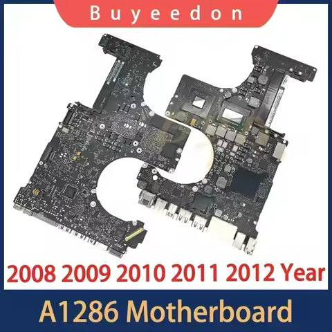 Tested Original A1286 Motherboard For MacBook Pro 15" A1286 Logic Board Core Duo 2 i5 i7 2008 2009 2