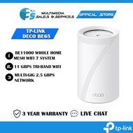 Tp-Link Deco BE65 BE11000 Whole Home Mesh WiFi 7 System (1Pack / 2Pack / 3Pack)