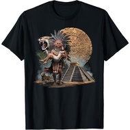 Aztec Warrior Mayan Indigenous Mexican Aztec Jaguar T-Shirt