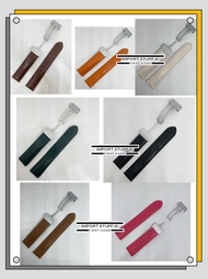 ￼STRAP TALI JAM TANGAN KULIT MAGNET UNIVERSAL 20 20MM  LEATHER STRAP TALI JAM NON LOGO STRAP MAGNET 