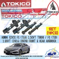 HONDA CIVIC FC TEA 1.5 TURBO CVT / FC TED 1.8 CVT (2016-2020) TOKICO TKC SHOCK ABSORBER SET 4PCS