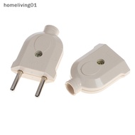 ho 2 Pin EU Plug Male Female electronic Connector Socket Wiring Power Extension  living