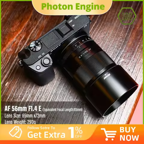 VILTROX 13mm 23mm 33mm 56mm F1.4 for Sony E Lens Auto Focus Prime Large Aperture Lens Sony Camera A6