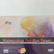 A2 WATERCOLOUR PAINTING PAPER 5'S/KERTAS WARNA AIR