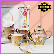 COD SUNFILI Cangkir Teko Keramik Set 4 Cups 1 Pot European Style / Set Teko dan CangkirDesain Elegan