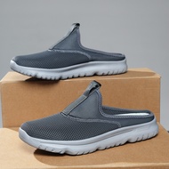 Size39-48 men's slip-on Half t-shirt backless shoes Large size shoes 46 / 47 / 48