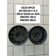 USED SPORT RIM 17 INCH RAYS CE28 RM200 1BIJI BOLEG GUAN（ VIOS ATIVA SPARE TAYAR ）