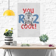 Star Wars R2D2 A3 Poster Or A3 Frame Wall Decoration