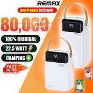 【100% ORIGINAL】 REMAX Powerbank 80000 mAh Fast Charging REMAX RPP-266 (80k) / Remax RPP-566 80000 mA