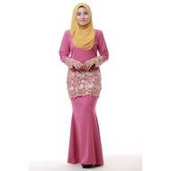 Baju Kurung Moden Prada Lace with Zip