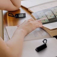 NICE Mini Portable Electronic Clock Student ABS Digital Watch Keychain for Travelers