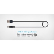 XTAR Original 5V 2.1A USB DC Cable for XTAR VC4 Charger