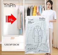 YINPIN Vacuum Compression Bag Hanging Transparent Clothes Coat Cotton Clothes Hanging Household Coat