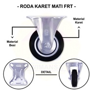 FRT 4 INCH DEAD RUBBER WHEELS - TROLLEY WHEELS