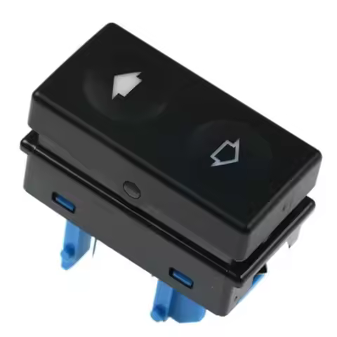 Power Window Control Switch Single Button Blue Base For BMW E36 3 Series 318iS 328i Z3 M3 234387 224