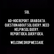 IT report freelance MSSQL query inquiries error bug adhoc report