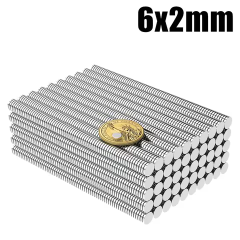 6x2mm iman Refrigerator Magnets DIY Office Whiteboard Workshop