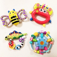 Baby 0-2 Years Old Hand Rattle Music Hand Grab Stick Newborn Baby 3-6-8-12 Months Educational Toys C