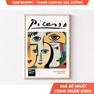 Wall paintings, Picasso, Large Art, Eclectic Wall Art, Maximalist Decor, Funky Home Decor, Apartment