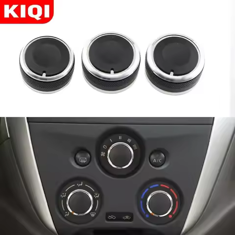 KIQI AC Knob for Nissan Versa Note March Micra Cube Almera Latio Sunny Air Conditioning Heat Control
