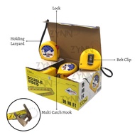 [SG STOCK] MEASURING TAPE With Magnetic Assist Rubber Protector Retractable Single Side Ruler Rollme