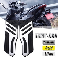 For YAMAHA TMAX 560 TMAX560 2022-2024 Motorcycle Foot Pedal Footrests Protective Cover Carpet